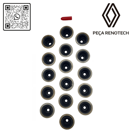 RN 103938-16 7700103938 RETENTOR DE VALVULA -x16- MOT. K4M 1.6F4R 2.0 SABO - 2